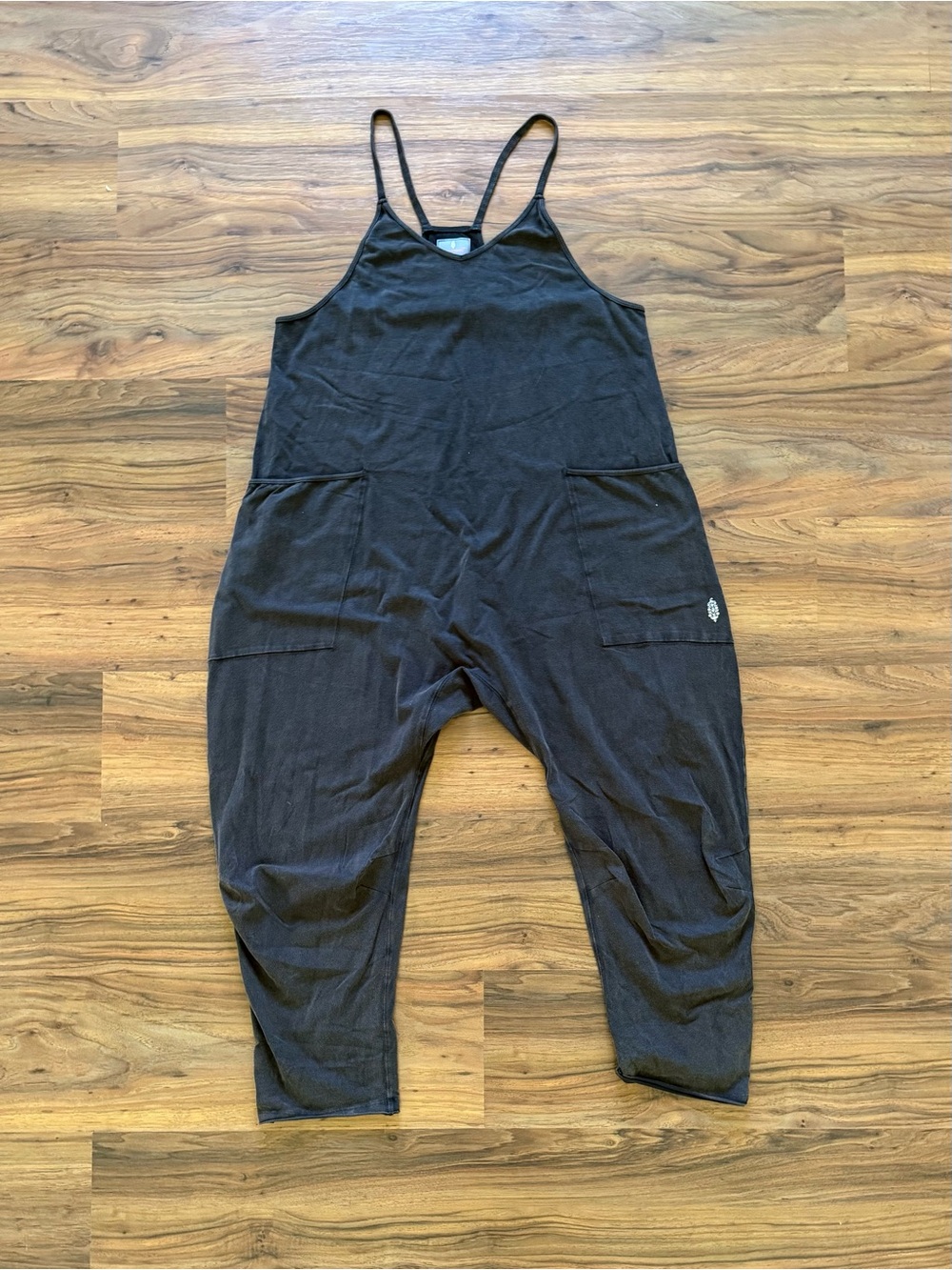 Black Free People Hot Shot Onesie
